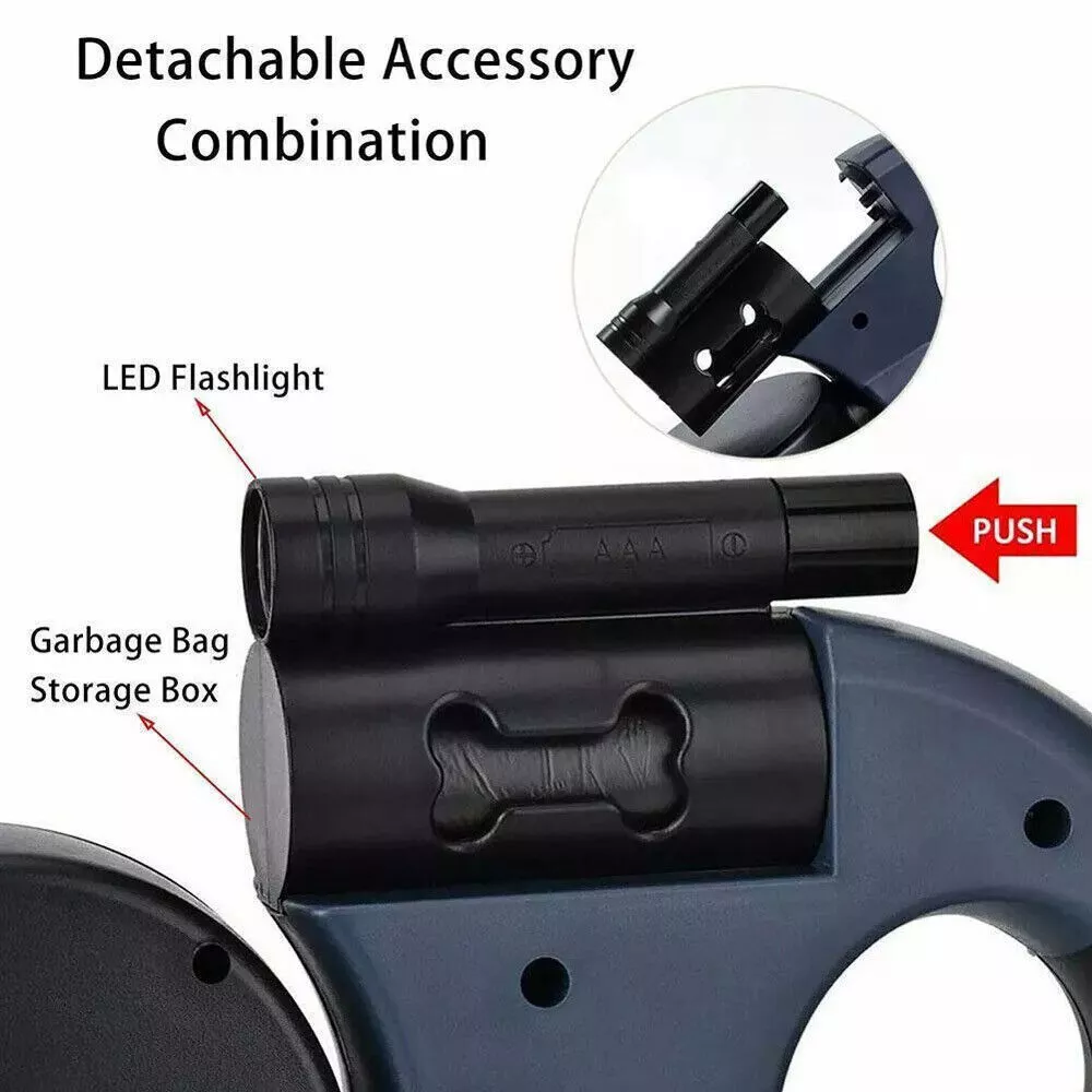 Revolutionary Dual Pet Leash: Retractable, Reflective, and Tangle-Free 360° Swivel Design for Effortless Dog Walking