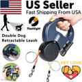 Revolutionary Dual Pet Leash: Retractable, Reflective, and Tangle-Free 360° Swivel Design for Effortless Dog Walking