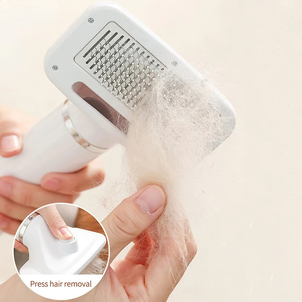 Transform Your Pet's Grooming Routine with the 2-In-1 Quiet Pet Dryer and Comb Brush – Perfect for Dogs, Cats, and Small Animals!