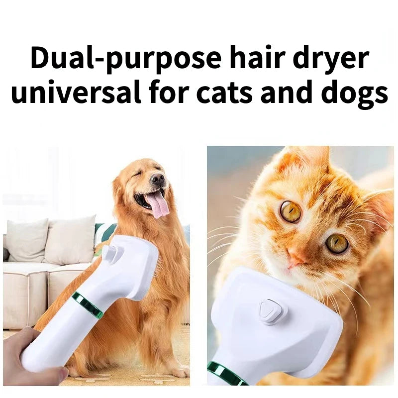 Transform Your Pet's Grooming Routine with the 2-In-1 Quiet Pet Dryer and Comb Brush – Perfect for Dogs, Cats, and Small Animals!