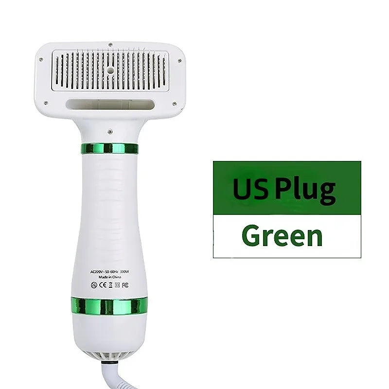 Transform Your Pet's Grooming Routine with the 2-In-1 Quiet Pet Dryer and Comb Brush – Perfect for Dogs, Cats, and Small Animals!