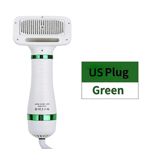 Transform Your Pet's Grooming Routine with the 2-In-1 Quiet Pet Dryer and Comb Brush – Perfect for Dogs, Cats, and Small Animals!