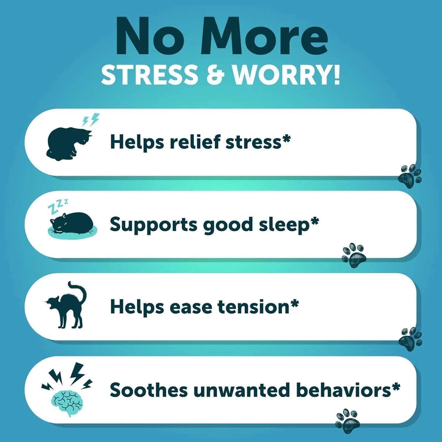 Hemp Calming Treats for Cats & Kittens Anxiety Relief Melatonin